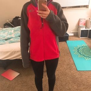 the north face fleece jacket, size M